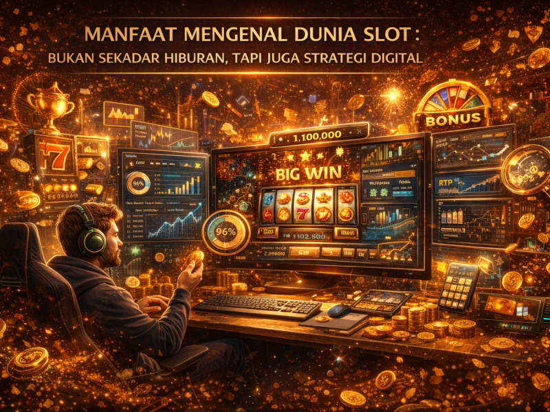 Manfaat Mengenal Dunia Slot: Bukan Sekadar Hiburan, Tapi Juga Strategi Digital