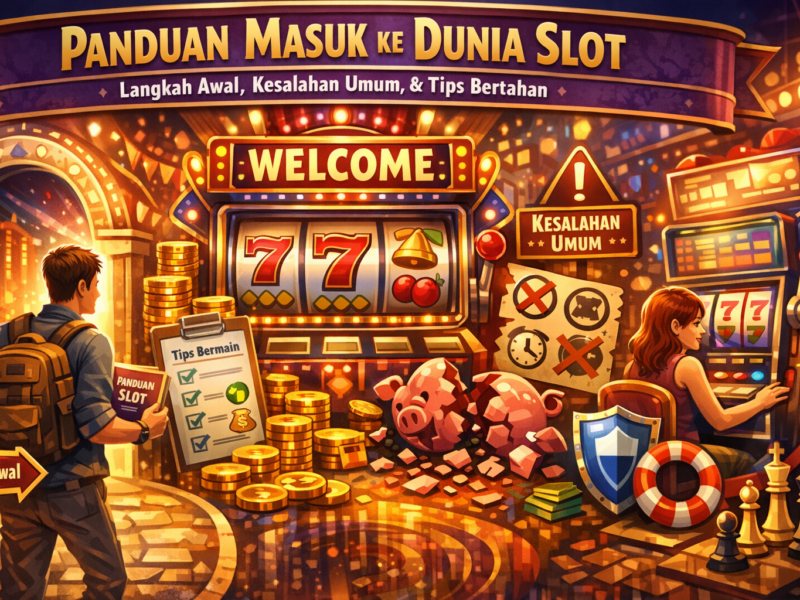 Panduan Masuk ke Dunia Slot: Langkah Awal, Kesalahan Umum, dan Tips Bertahan