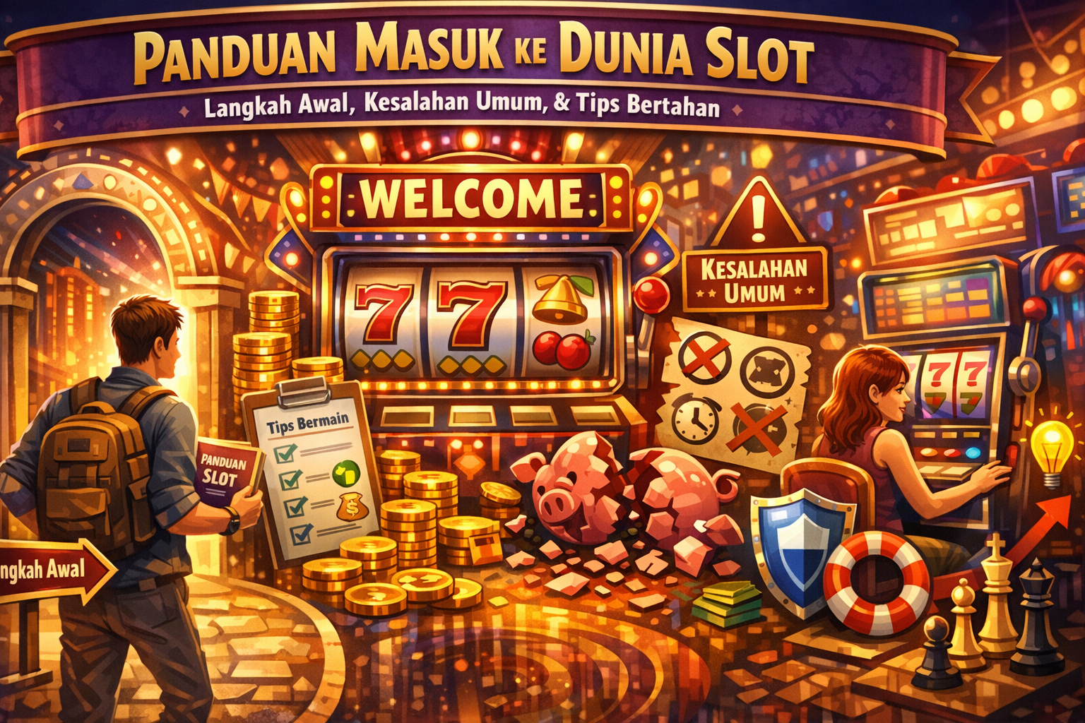 Panduan Masuk ke Dunia Slot: Langkah Awal, Kesalahan Umum, dan Tips Bertahan