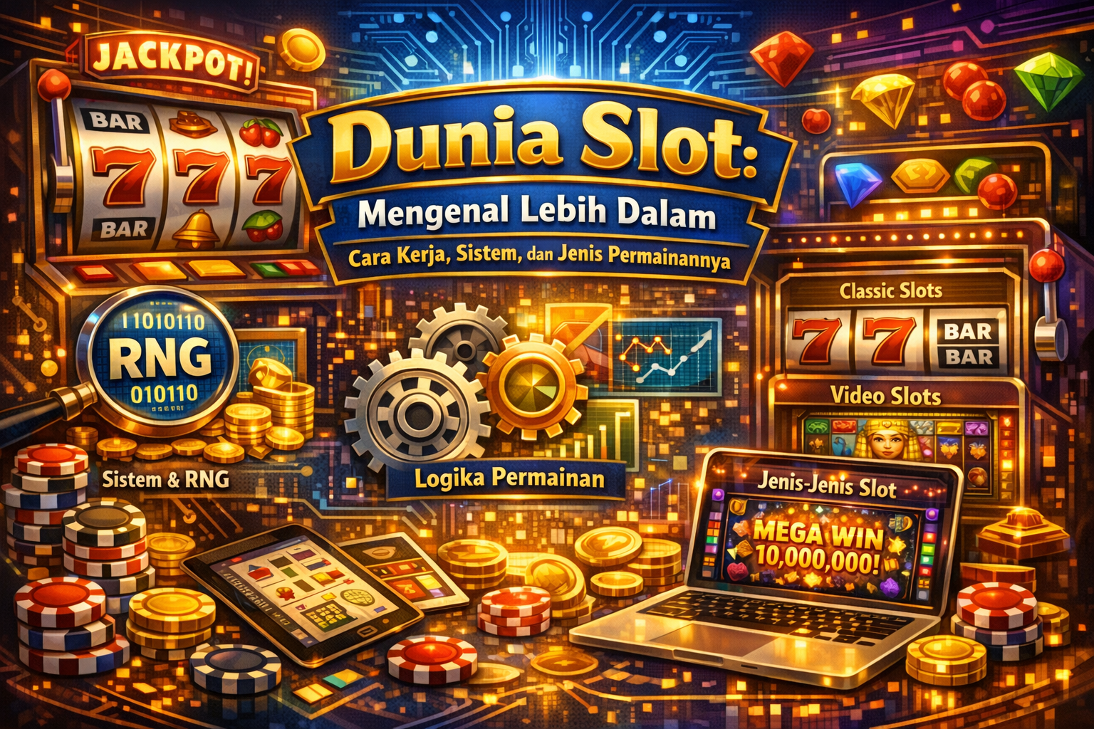 Dunia Slot: Mengenal Lebih Dalam Cara Kerja, Sistem, dan Jenis Permainannya